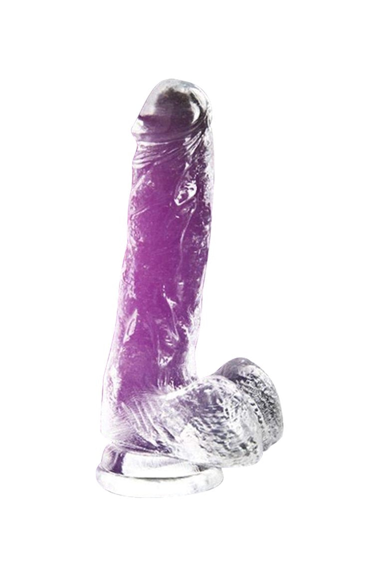 Soft Jelly Dildo Hồng Beginner Mềm Thực Tế Dễ Dùng Siêu Vui