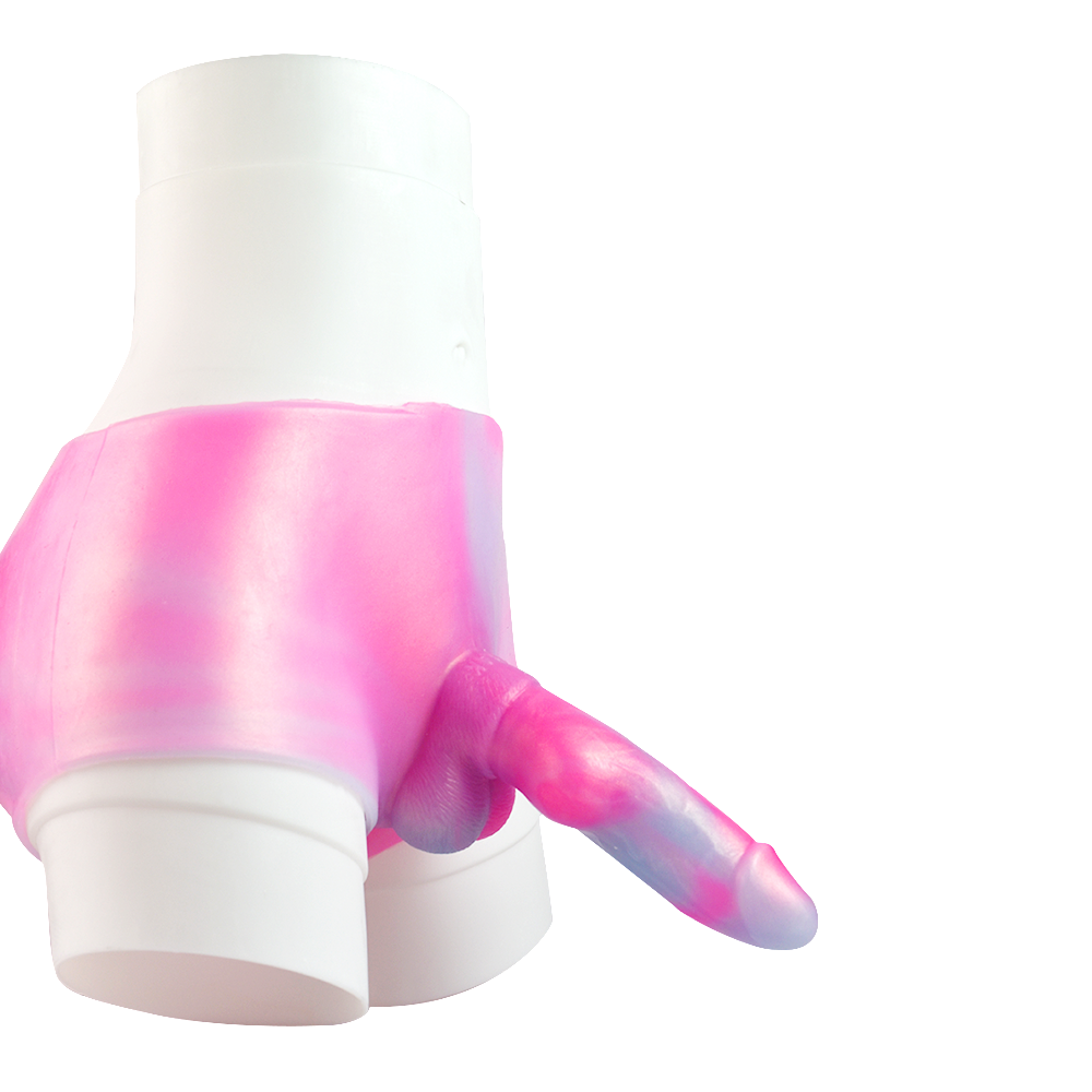 Quái Vật Đeo Quần Hồng 7 Inch Knot Dildo Siêu Dâm