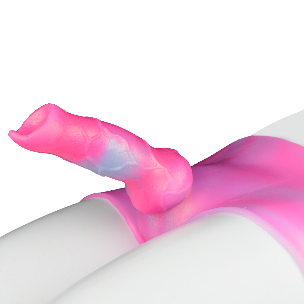 Dildo Chó Hồng 6″ Silicone Đeo Fantasy Mãn Nhãn