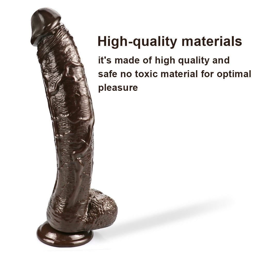 Dildo Cà Phê Cong 25cm Lớn Lao Động Vật