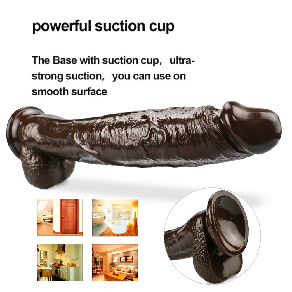 Dildo Cà Phê Cong 25cm Lớn Lao Động Vật