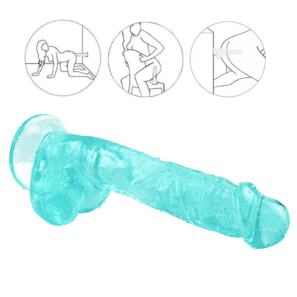 Dương Vật Giả 23cm Xanh Lá PVC Mềm Mịn Thực Tế Đam Mê