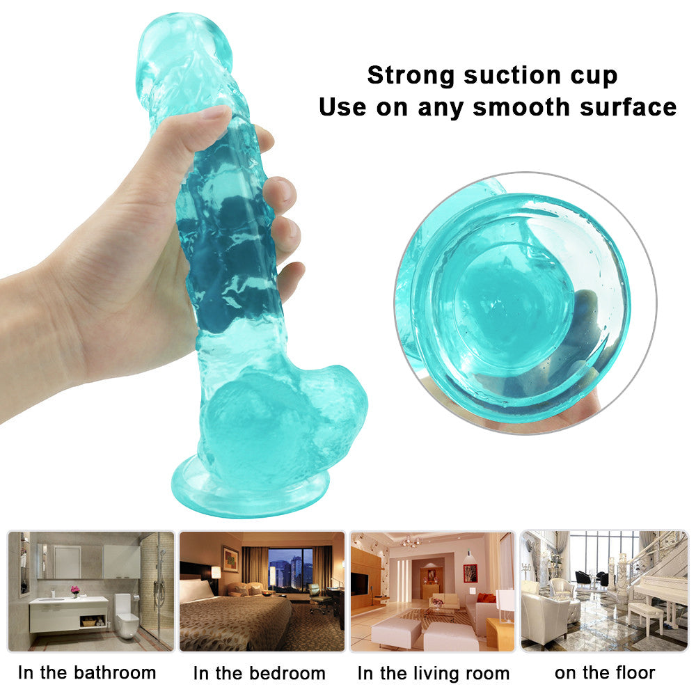 Dương Vật Giả 23cm Xanh Lá PVC Mềm Mịn Thực Tế Đam Mê