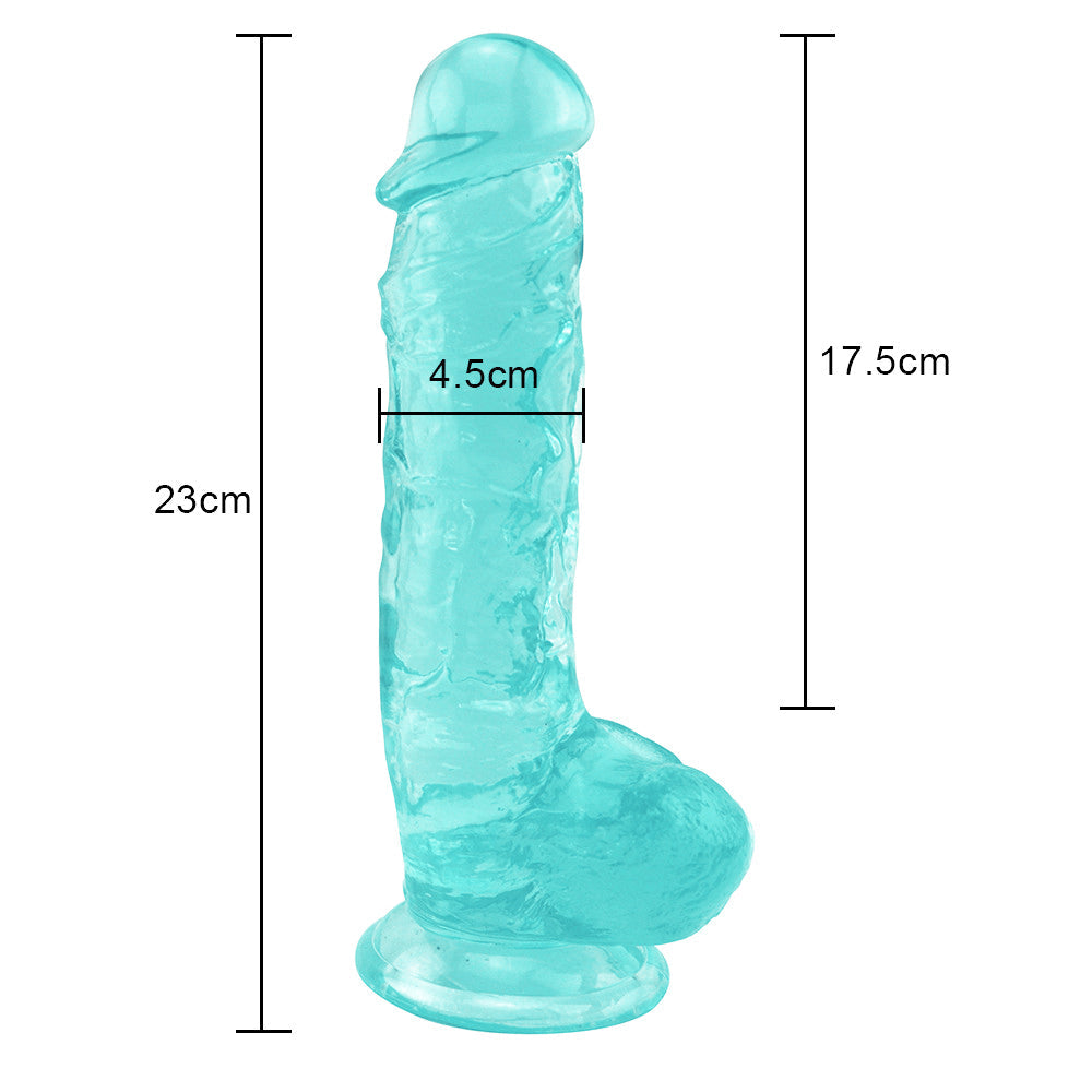 Dương Vật Giả 23cm Xanh Lá PVC Mềm Mịn Thực Tế Đam Mê