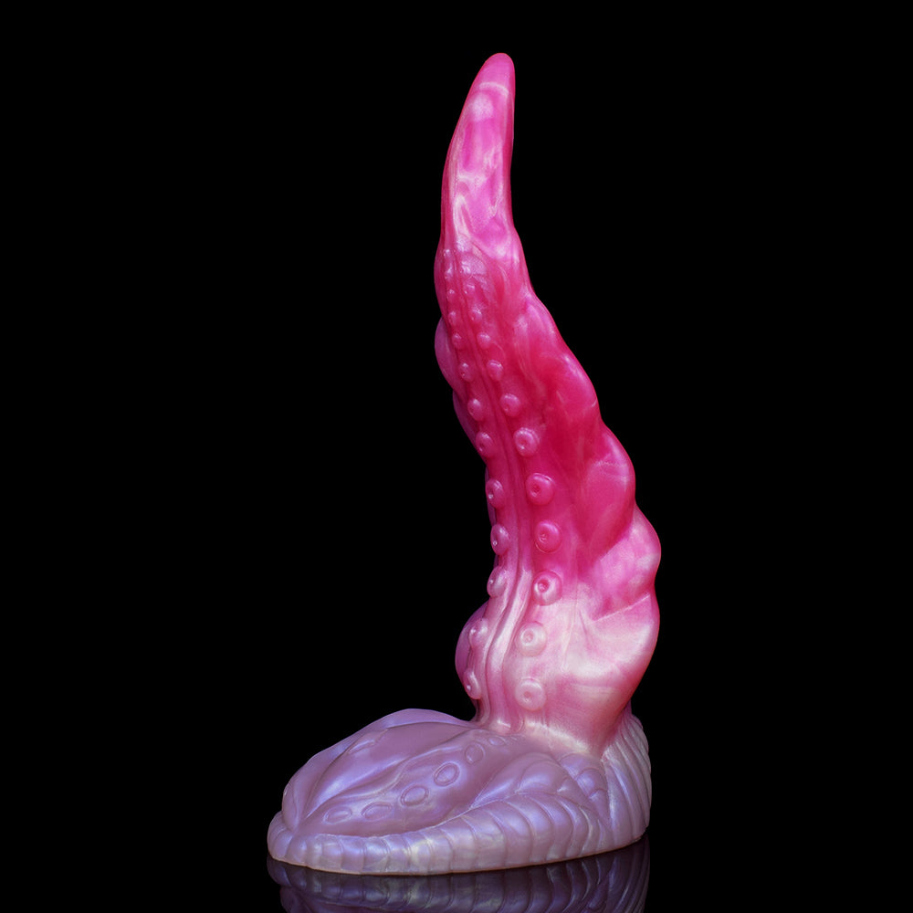 9 Inch Tentacle Dildo Quái Hồng Cong Khổng Lồ Phê