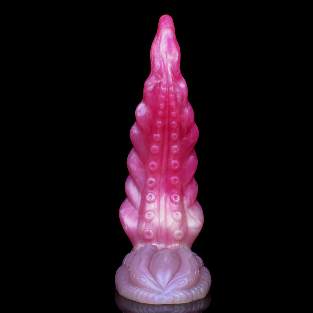 9 Inch Tentacle Dildo Quái Hồng Cong Khổng Lồ Phê