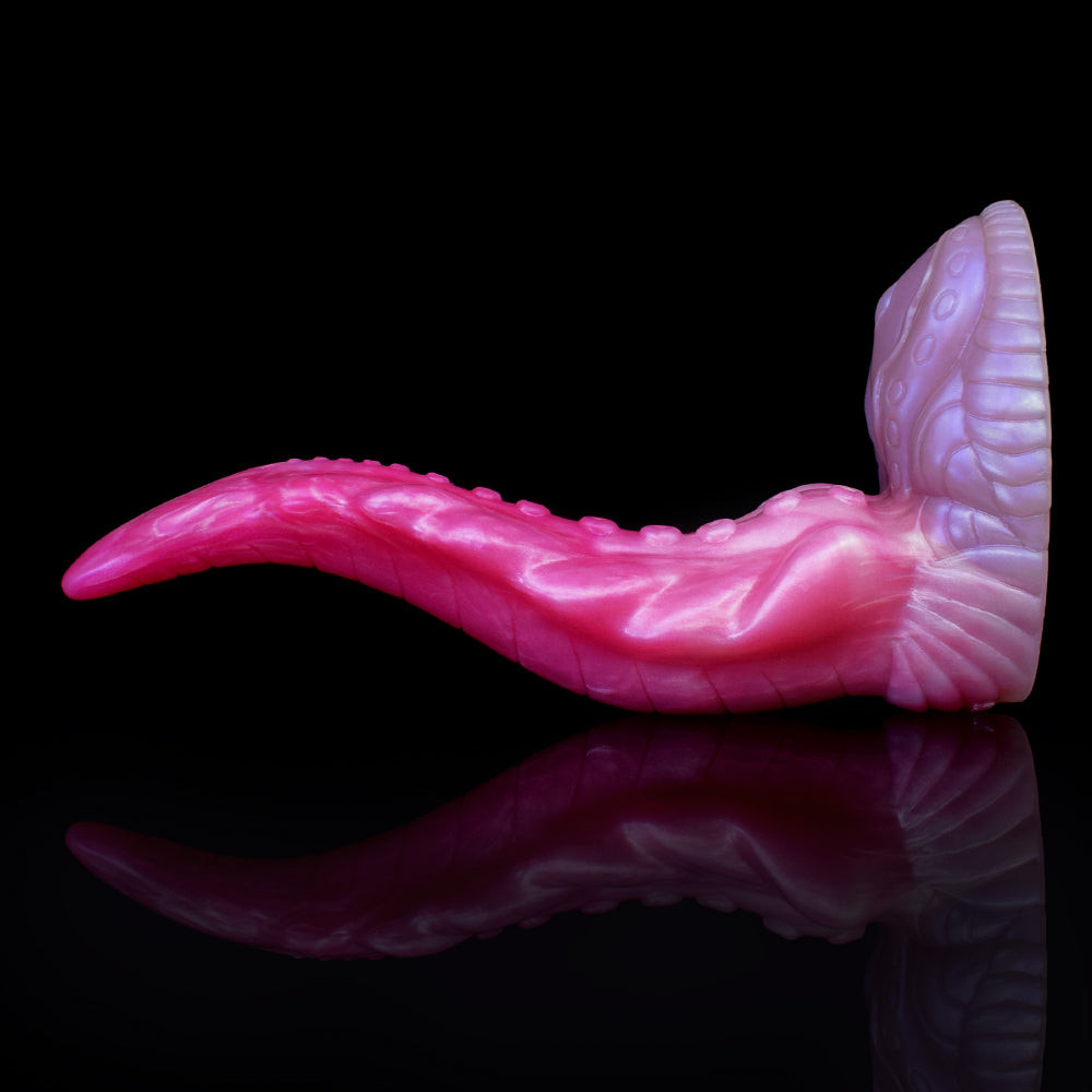 9 Inch Tentacle Dildo Quái Hồng Cong Khổng Lồ Phê