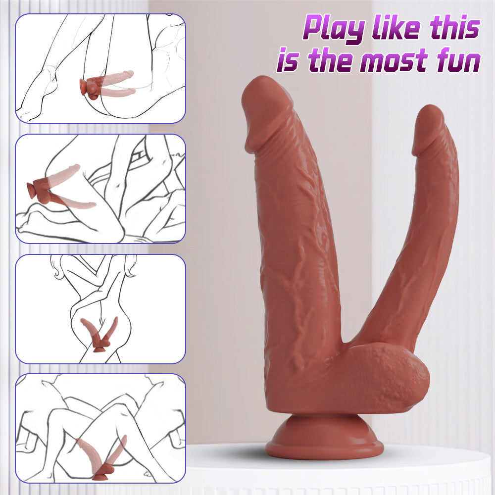 Dildo Đôi Đầu Khổng Lồ Silicone G-Point Les Siêu Đỉnh Dildo Đôi Đầu Khổng Lồ Silicone G-Point Les Siêu Đỉnh