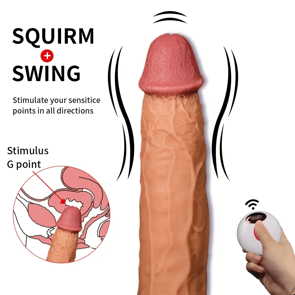 Yeain Dildo Rung Đâm Siêu Mạnh Hút Chân Không