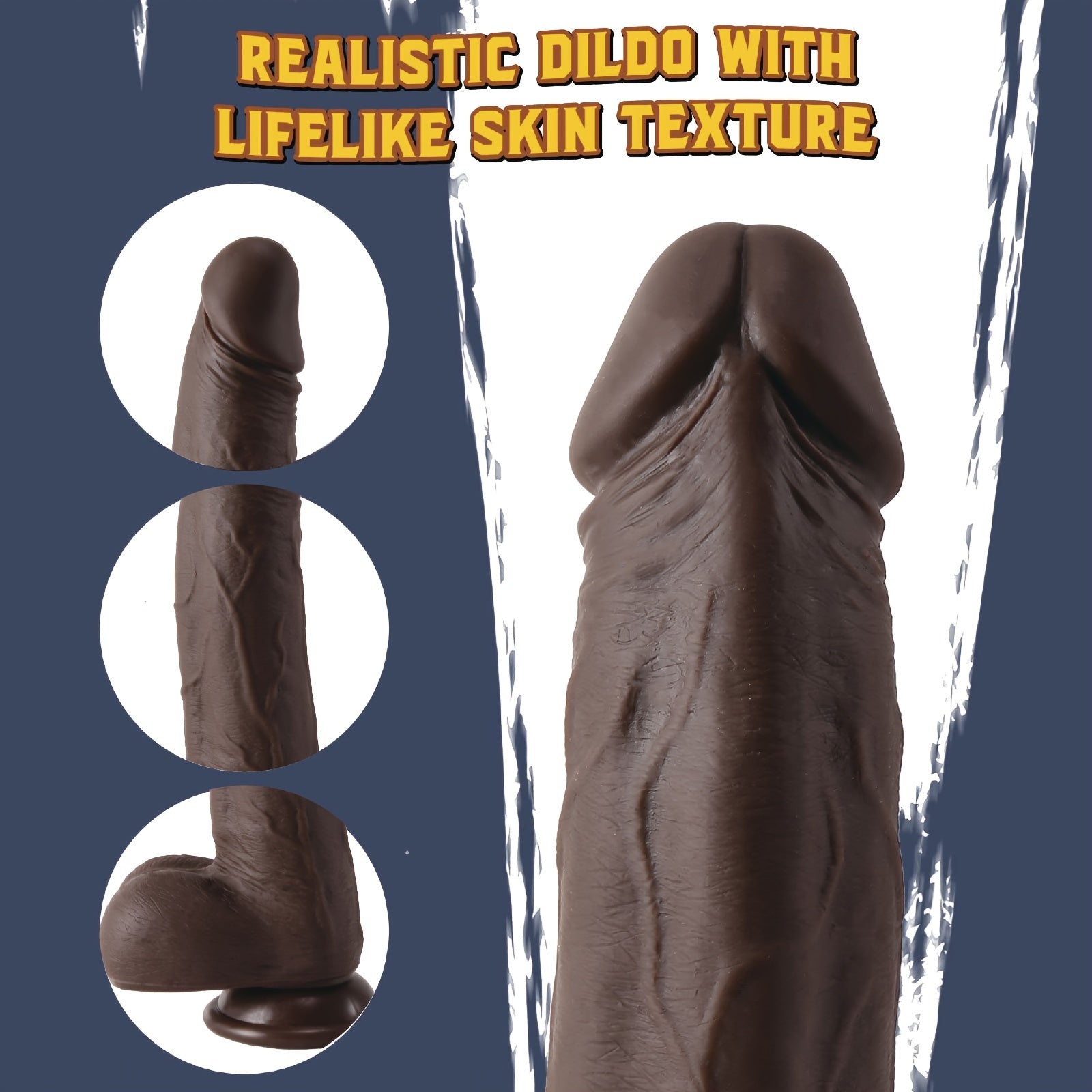 Dildo YIQU 4in1 rung đẩy 10 mức đa năng phê lòi