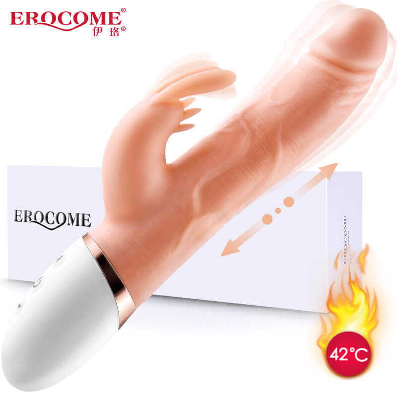 Erocome Rabbit Dildo Rung Thỏ Thực Tế