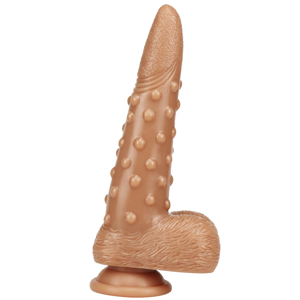 Honeysx Dildo Anal Silicone Hạt Massage Thực Tế
