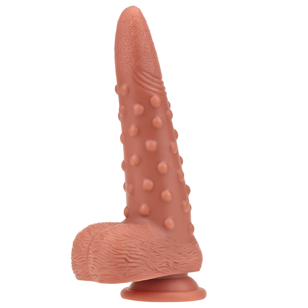 Honeysx Dildo Anal Silicone Hạt Massage Thực Tế