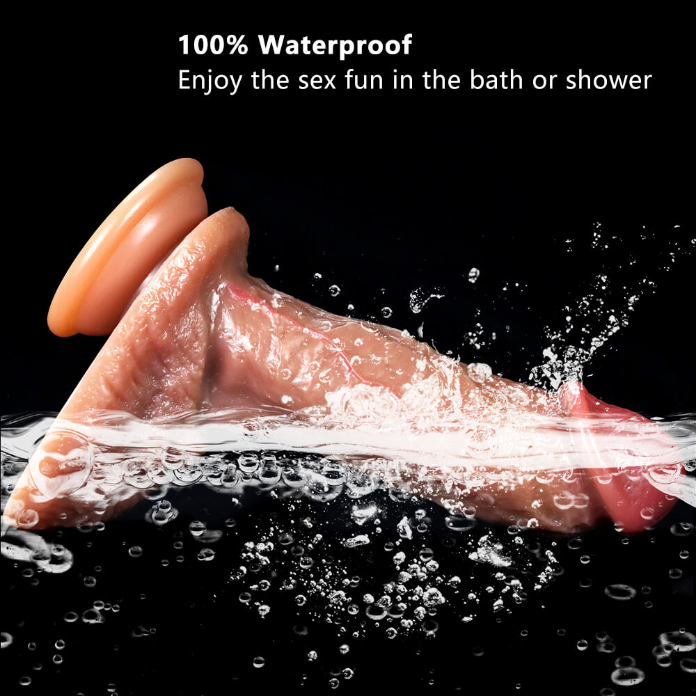 Honeysx Berserker Dildo Silicone Hút Chân Thực
