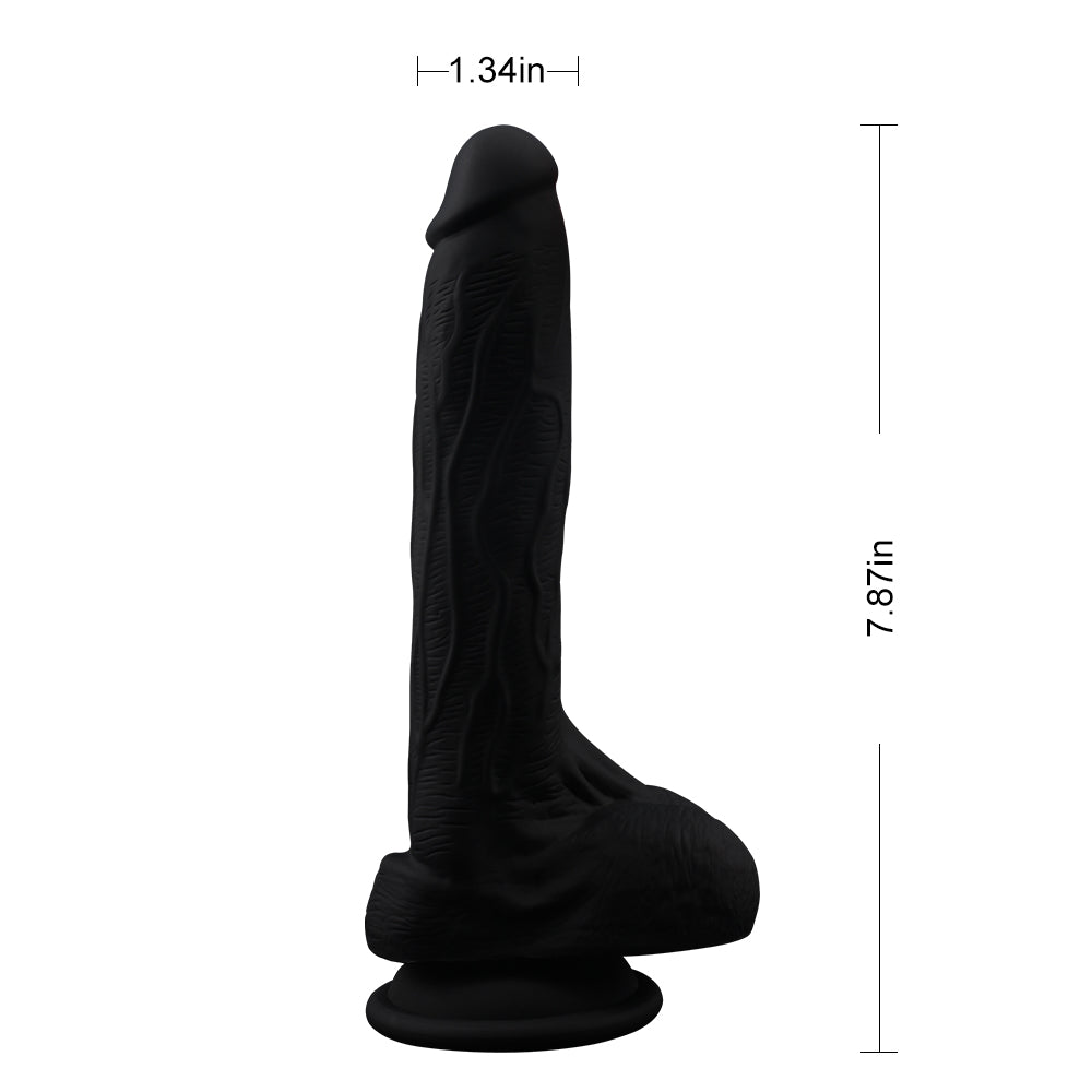 NL Moocher Suction Dildo Silicone Kháng Khuẩn Siêu Bám