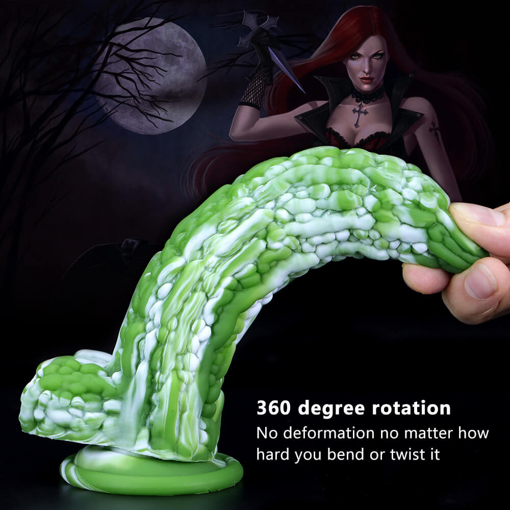 Honeysx Dildo Hút Silicone Hạt Massage Đa Sắc Mãnh Liệt