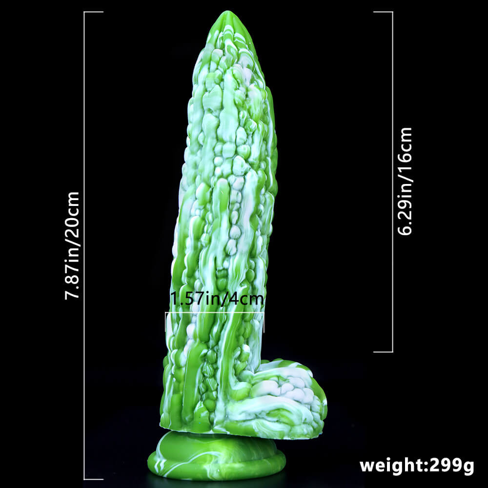 Honeysx Dildo Hút Silicone Hạt Massage Đa Sắc Mãnh Liệt