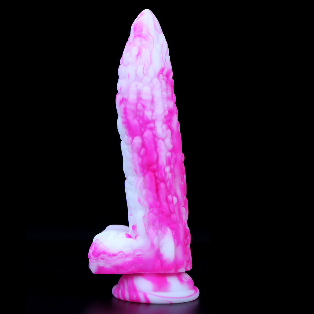 Honeysx Dildo Hút Silicone Hạt Massage Đa Sắc Mãnh Liệt