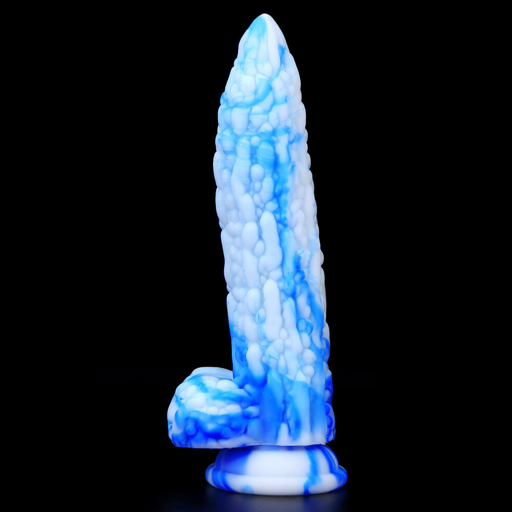 Honeysx Dildo Hút Silicone Hạt Massage Đa Sắc Mãnh Liệt
