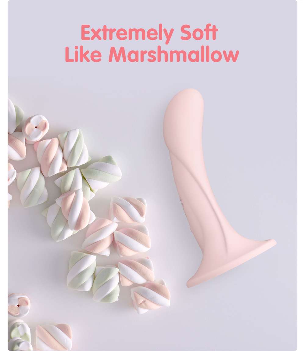 Sweet Breeze strap-on dildo cong thân thiện nước uốn dẻo