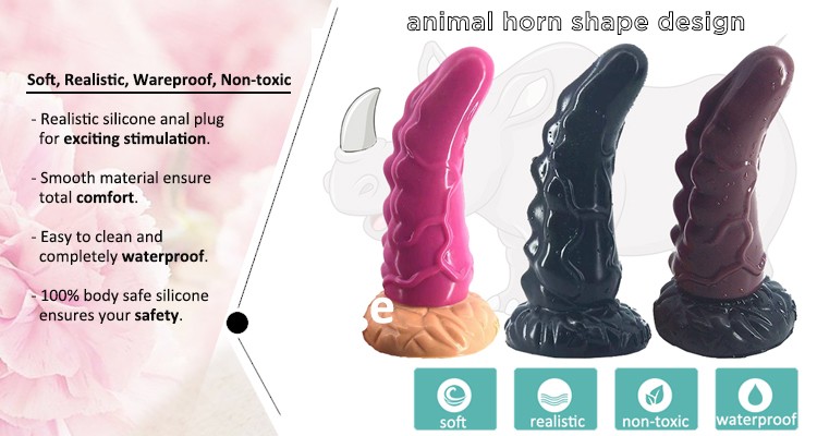 FAAK Rhino Horn Dildo Sừng Gíc G-Spot Thực Tế Đỉnh Cao