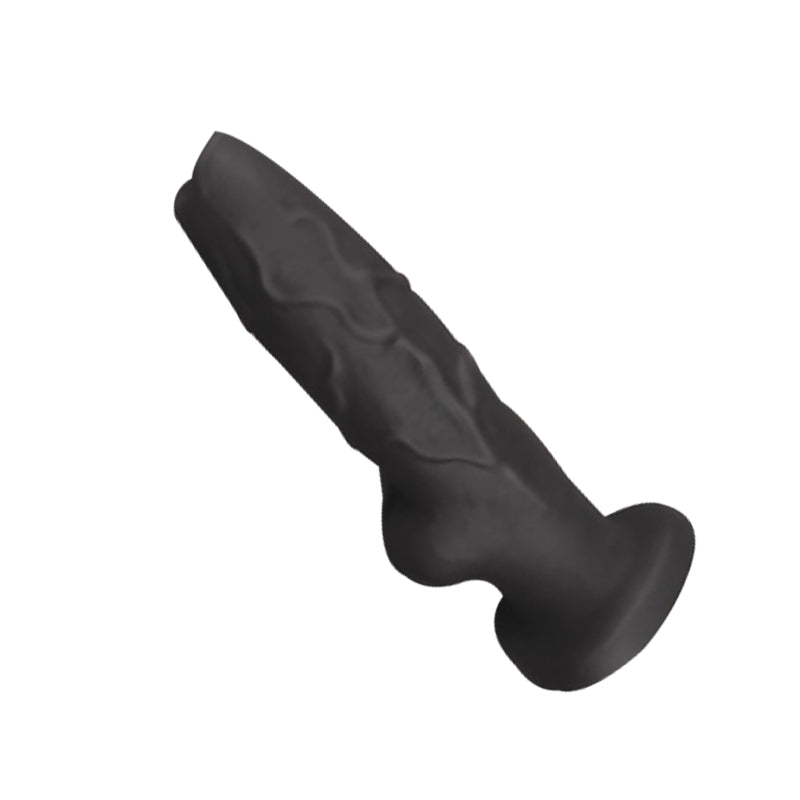 Yunman Wolf Dildo Đen Hút Chân Mềm Mại