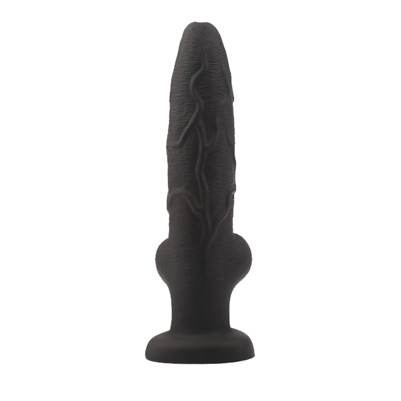 Yunman Wolf Dildo Đen Hút Chân Mềm Mại