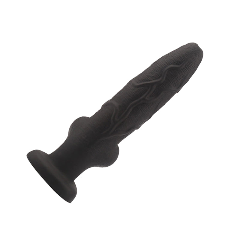 Yunman Wolf Dildo Đen Hút Chân Mềm Mại