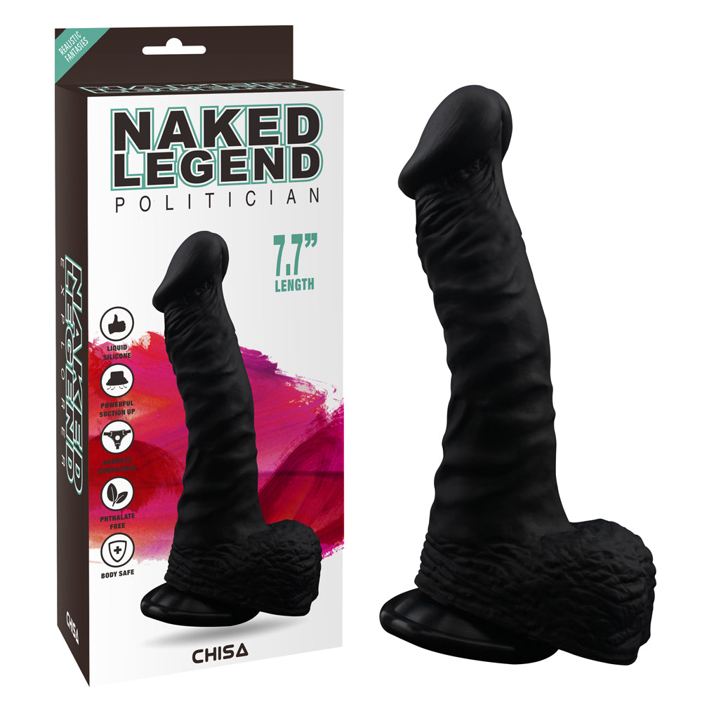 Politician NL Dildo Hút Bền Kháng Khuẩn An Toàn Khoái Lạc