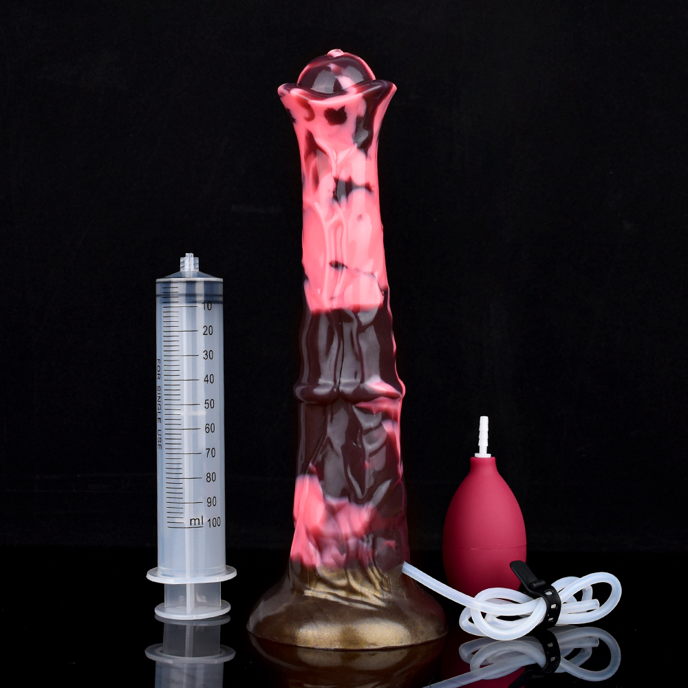 FAAK Ngựa Dildo Phun Nước Xuất Tinh Ảo Giật Gân