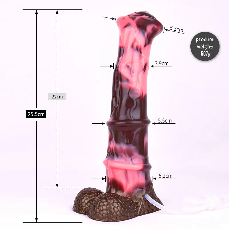 Dildo Horse FAAK Silicone Bắn Tinh Thú Vị Hùng Vĩ