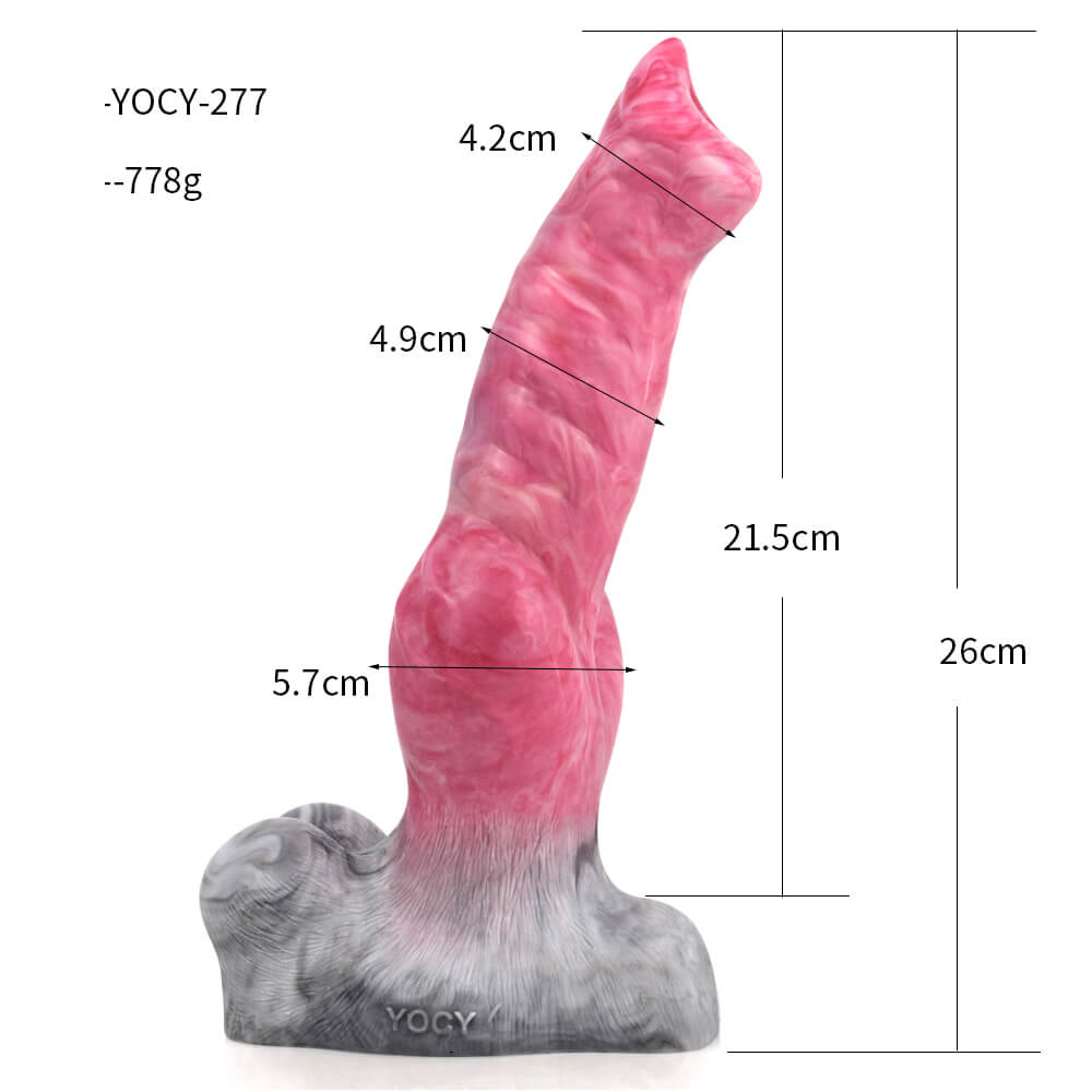 Werwolf Faak Hawk Dildo Thú Lớn Silicon Hoang Dã