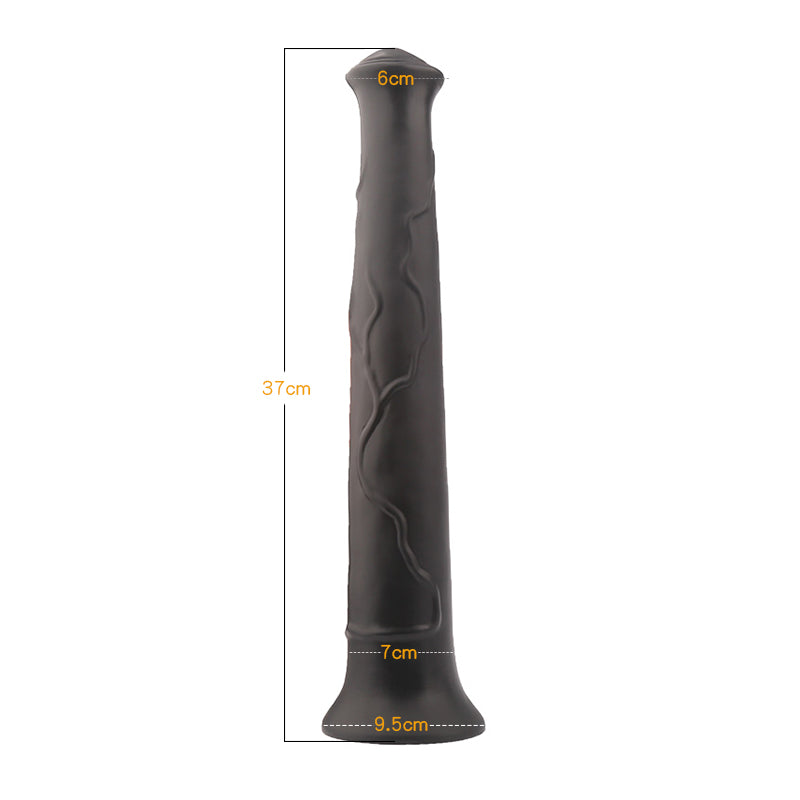 Yunman Horse Dildo đen khổng lồ mở rộng cực hạn