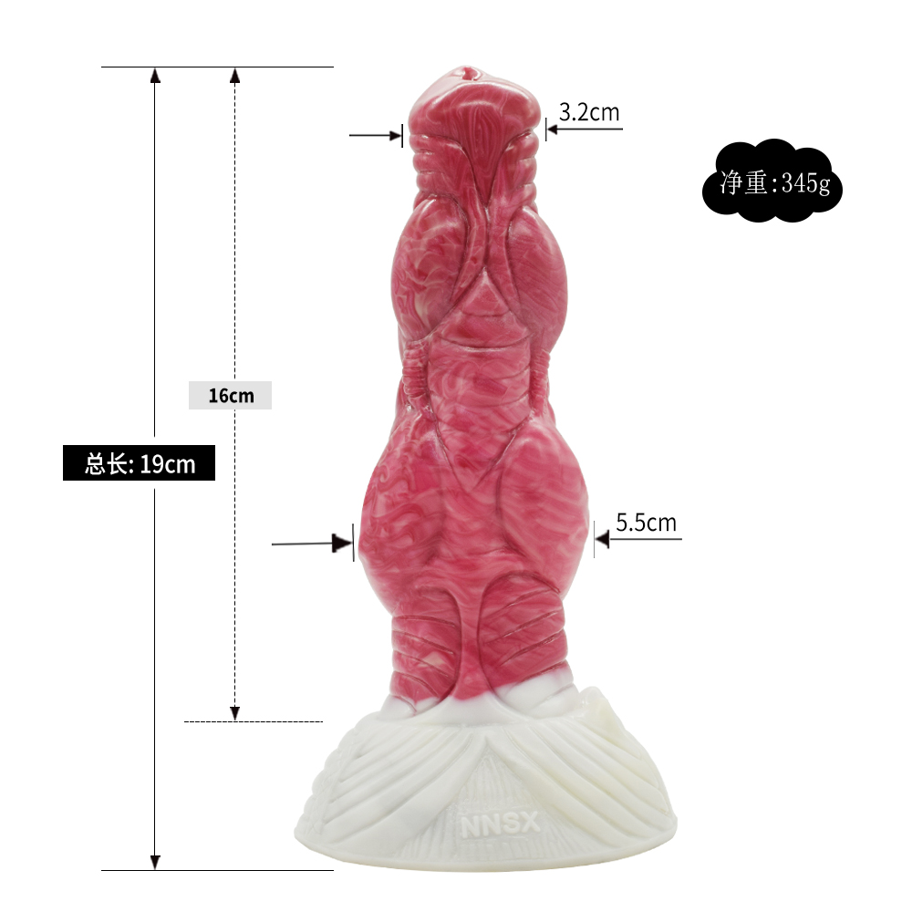 FAAK Wolf Dildo Phun Knot Kỳ Lạ Ejaculation Huyền Bí