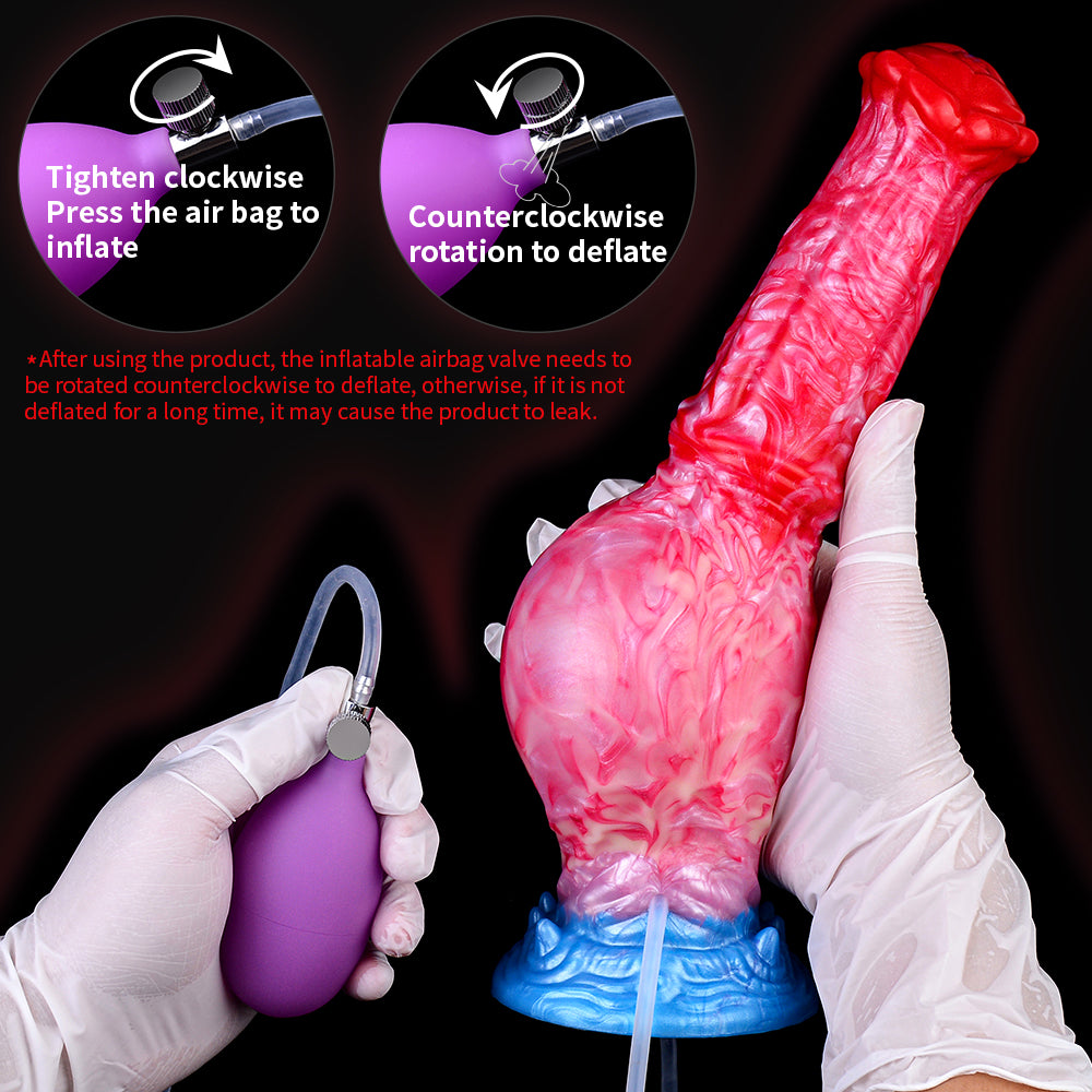 Fake Ngựa 52cm Thổi Phun Nước Fantasy Hoang Dã
