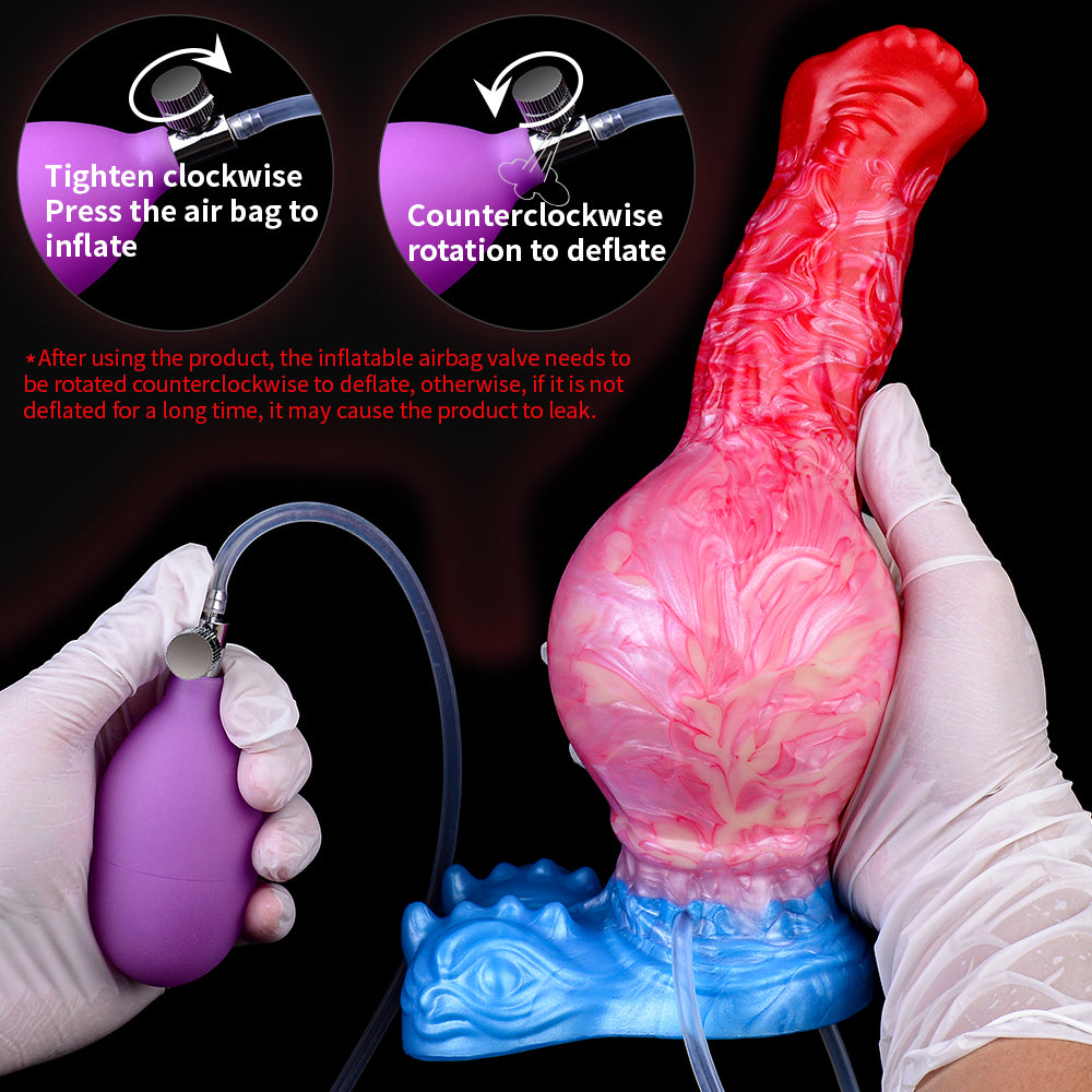 Fantasy Dildo Ngựa Phun Nước Bơm 2in1 Mềm Mại