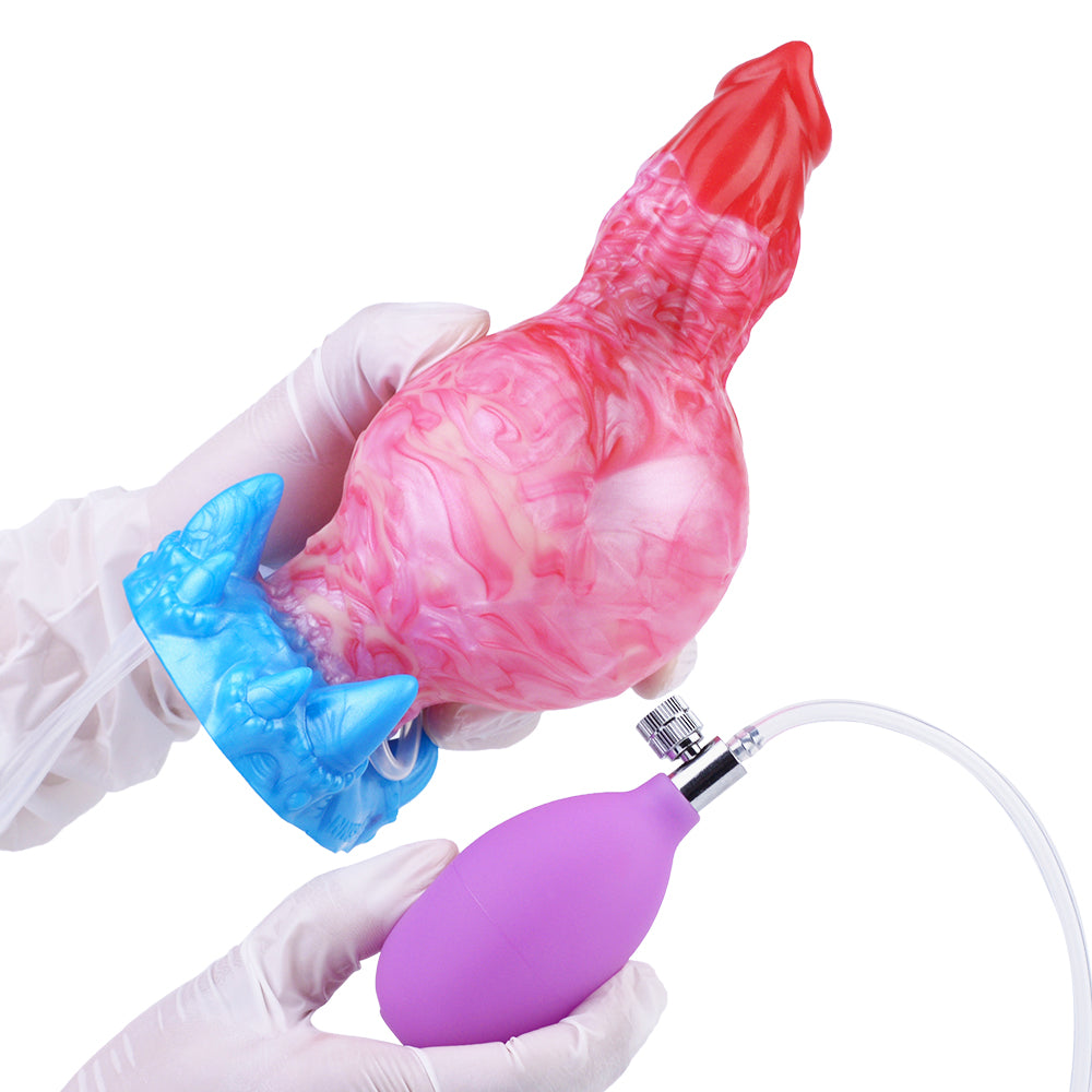 Inflatable Dildo Phồng Xịt Mềm Mịn Khoái Lạc Siêu Thực