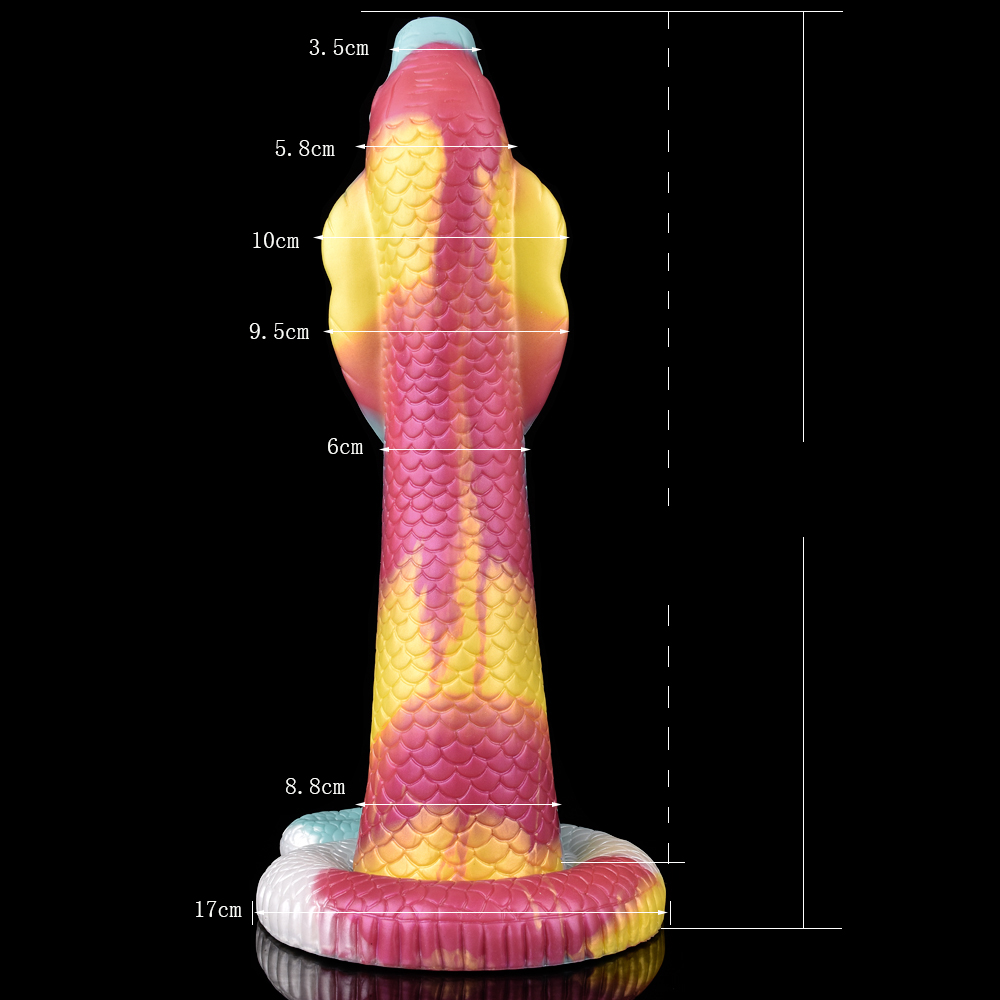 Dildo Rắn FAAK Phun Nước Khổng Lồ Dài Siêu Mạnh