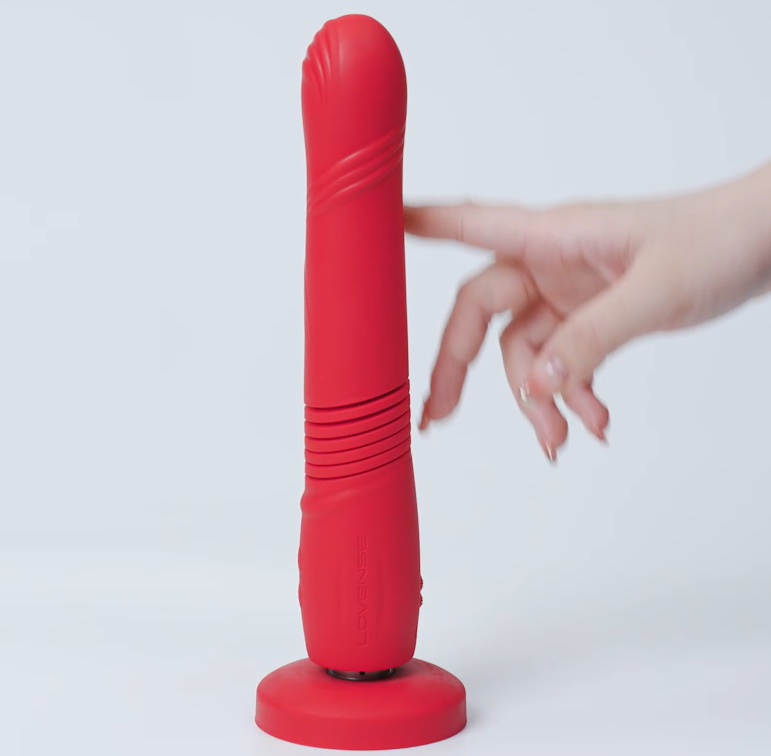 Lovense Gravity app thrust rung tự động dildo