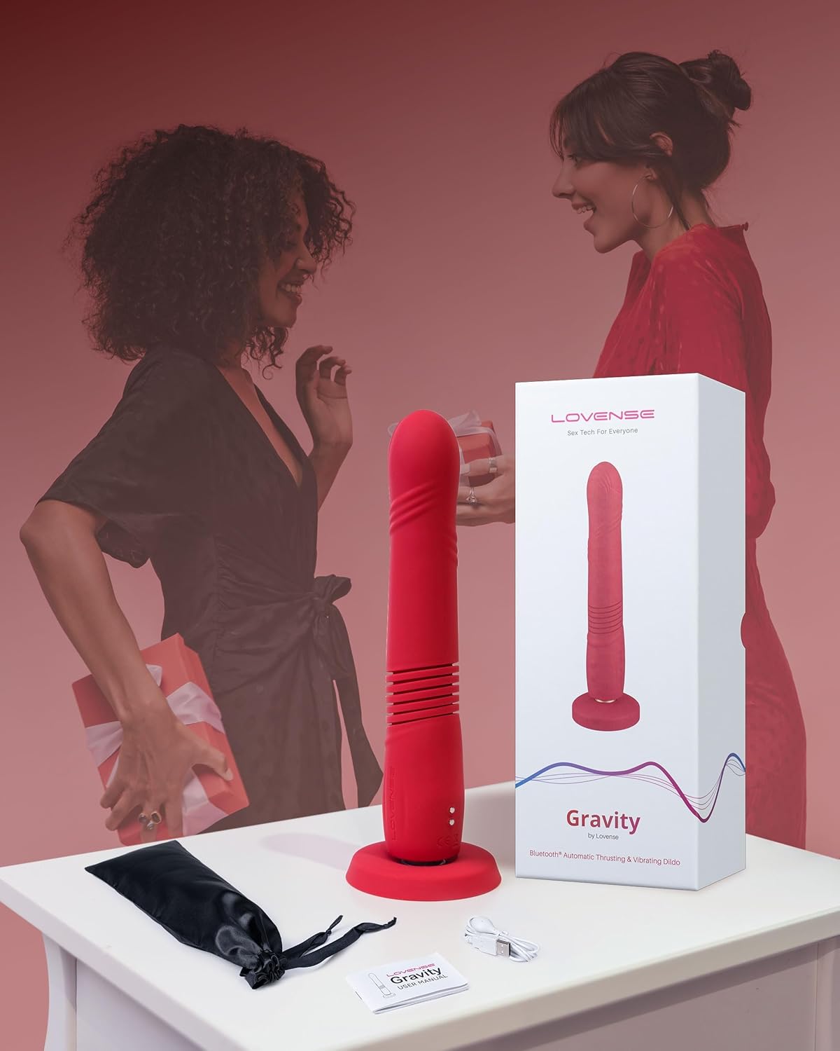 Lovense Gravity Dildo Thrust Rung Tự Động App