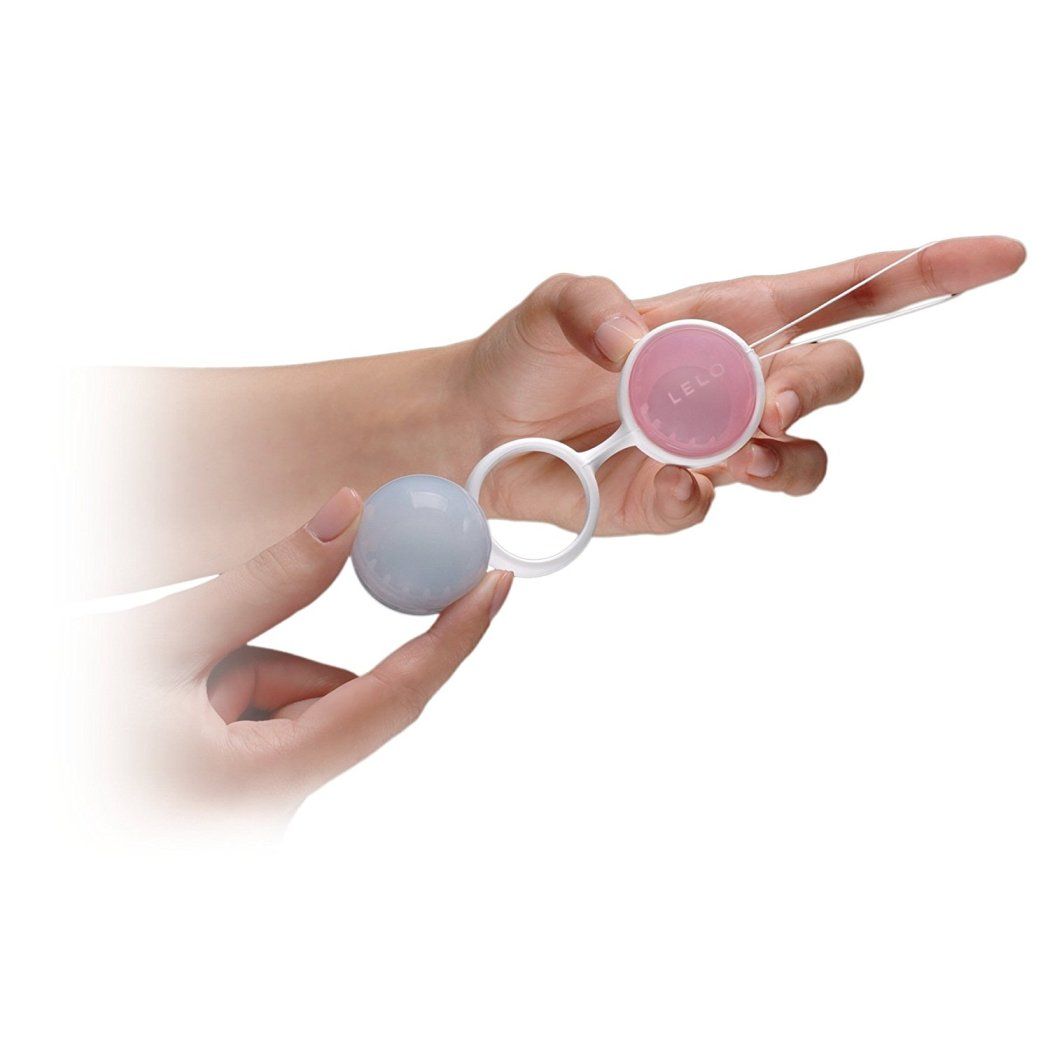 Lelo Luna Mini Kegel Ball Hồng Xanh Silicon Tập Cơ