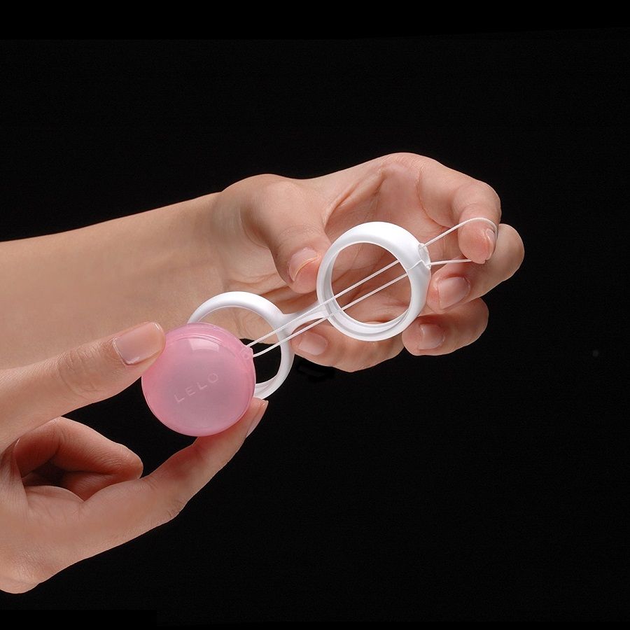 Lelo Luna Mini Kegel Ball Hồng Xanh Silicon Tập Cơ