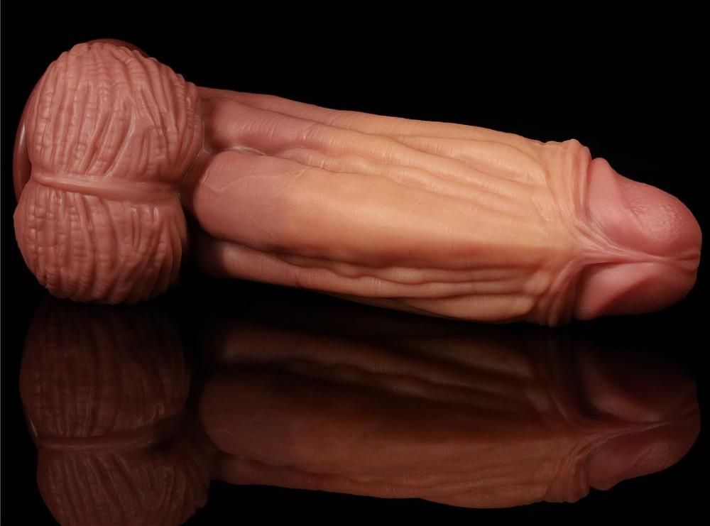 Lovetoy 10 King Dildo Đôi Lớp 25cm Khổng Lồ