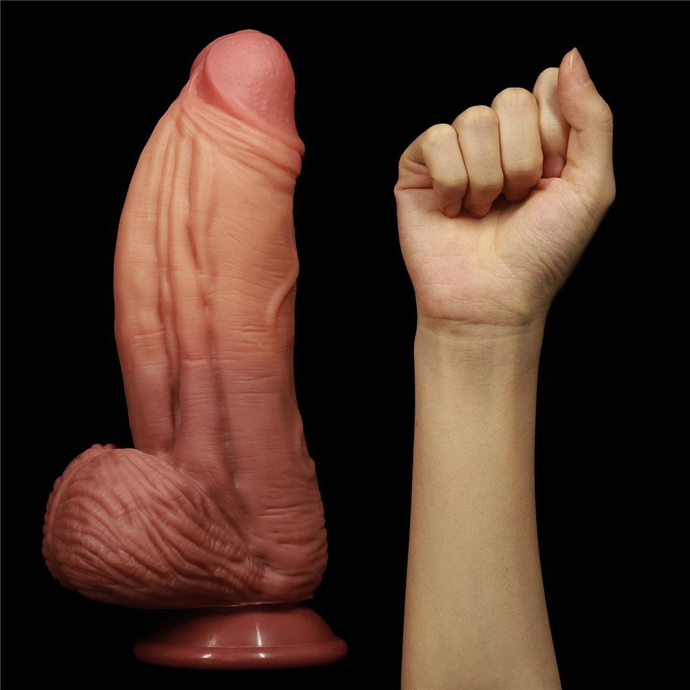 Lovetoy 10 King Dildo Đôi Lớp 25cm Khổng Lồ