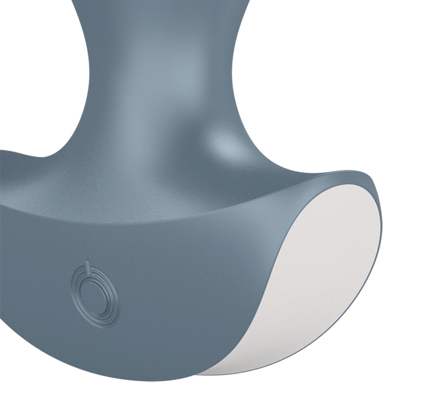 Satisfyer Lolli Plug 2 Xám Rung Nút Đít 14cm