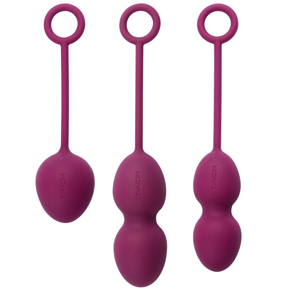 SVAKOM Nova bóng âm đạo tím siêng silicone tập Kegel