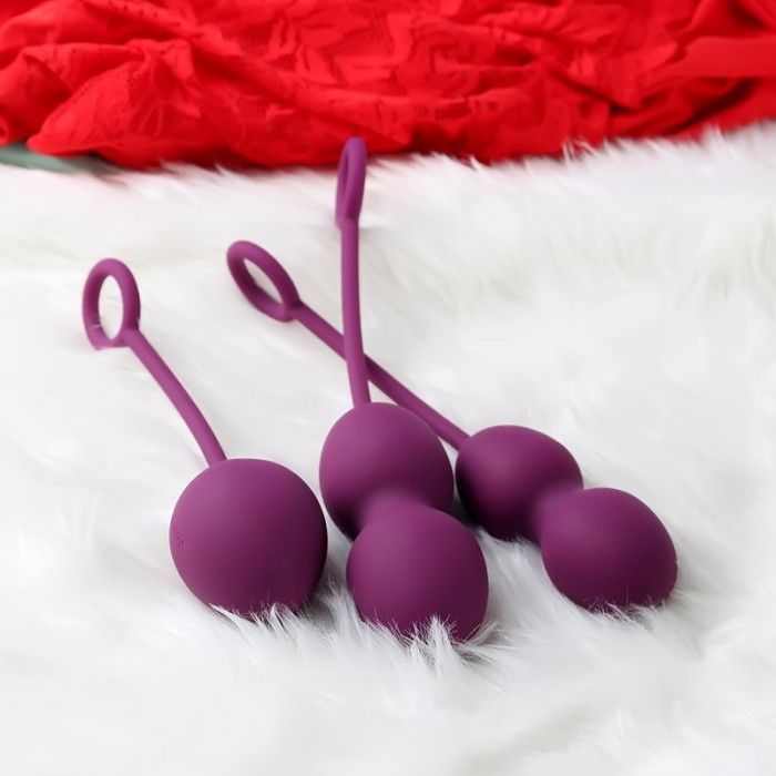 SVAKOM Nova bóng âm đạo tím siêng silicone tập Kegel