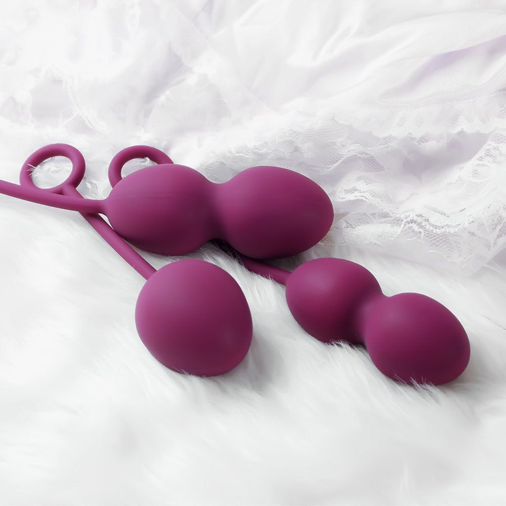 SVAKOM Nova bóng âm đạo tím siêng silicone tập Kegel