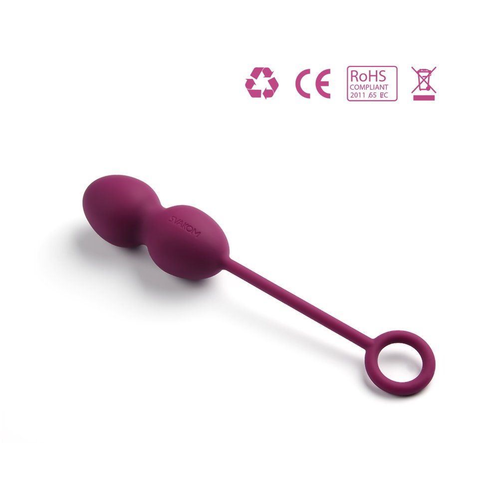 SVAKOM Nova bóng âm đạo tím siêng silicone tập Kegel