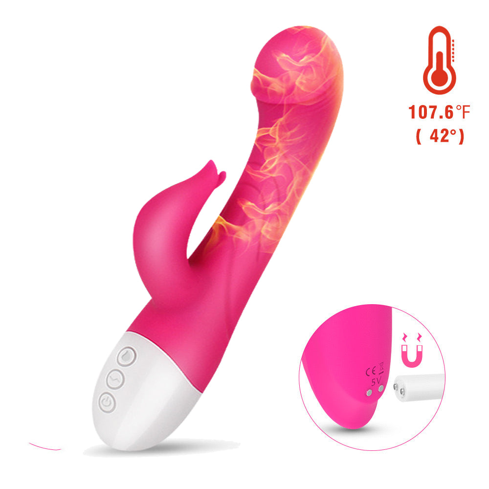 Vibro thỏ hồng Pretty Love sưởi ấm G-spot êm ái cực sướng